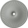 Ekena Millwork 51" x 3-5/8" ID x 3-3/8" Galveston Urethane Ceiling Medallion (Fits Canopies up to 5-7/8"), Primed White