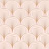 ESTA Home Lempicka Pink Art Deco Motif Paper Non-Pasted Non-Woven Metallic Wallpaper