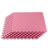 We Sell Mats Multipurpose 24 in. x 24 in. 3/8 in. Thick EVA Foam Gym/Exercise Tiles 6 pack 24 sq. ft. - Pink