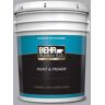 BEHR PREMIUM PLUS 5 gal. #760E-3 Gray Timber Wolf Satin Enamel Exterior Paint & Primer