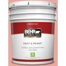 BEHR PREMIUM PLUS 5 gal. #M170-4 Passion Fruit Punch Flat Low Odor Interior Paint & Primer