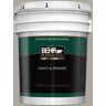 BEHR PREMIUM PLUS 5 gal. #N360-3 Still Gray Semi-Gloss Enamel Exterior Paint & Primer