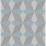 Decorline Valiant Light Blue Faux Grasscloth Mosaic Light Blue Paper Strippable Roll (Covers 56.4 sq. ft.)