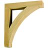 Fypon 16 in. x 4 in. x 18 in. Wood Grain Texture Polyurethane Bracket