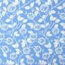 The Company Store Leaves White and Blue combination Non-Pasted Wallpaper Roll (Covers approximately 52 square feet continuous)