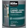 BEHR PREMIUM 1 qt. #HDC-NT-27 Millennium Silver Semi-Gloss Enamel Interior/Exterior Cabinet, Door & Trim Paint