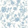 NextWall 40.5 sq. ft. Carolina Blue Jasmine Chinoiserie Vinyl Peel and Stick Wallpaper Roll