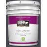 BEHR PREMIUM PLUS 5 gal. #N490-7 Ink Black Eggshell Enamel Low Odor Interior Paint & Primer