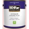 BEHR PREMIUM PLUS 1 gal. #M160-1 Cupcake Pink Ceiling Flat Interior Paint