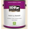 BEHR PREMIUM PLUS 1 gal. #S310-1 Writing Paper Eggshell Enamel Low Odor Interior Paint & Primer