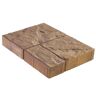 Pavestone Panorama Demi 3-pc 7.75 in. x 7.75 in. x 2.25 in. Platte River Blend Concrete Paver (240 Pcs. / 103 Sq. ft. / Pallet)