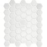 Daltile Restore Bright White 12 in. x 10 in. Glazed Ceramic Hexagon Mosaic Tile (9.72 sq. ft./Case)