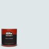 BEHR PREMIUM PLUS 1 Qt. #BL-W03 Blue Bird Day Flat Exterior Paint & Primer