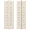 JELD-WEN 36 in. x 80 in. Rockport Primed Smooth Molded Composite Closet Bi-fold Double Door