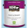 BEHR PREMIUM PLUS 1 gal. #540A-3 Blue Feather Eggshell Enamel Low Odor Interior Paint & Primer