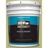 BEHR PREMIUM PLUS 5 gal. #400D-5 Grass Cloth Satin Enamel Exterior Paint & Primer