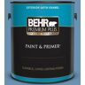 BEHR PREMIUM PLUS 1 gal. #M510-4 Brittany Blue Satin Enamel Exterior Paint & Primer