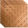 Fasade Rings 2 ft. x 2 ft. Polished Copper Lay-In Vinyl Ceiling Tile (20 sq. ft.)