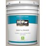 BEHR PREMIUM PLUS 5 gal. #BXC-16 City of Bridges Satin Enamel Low Odor Interior Paint & Primer