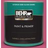 BEHR PREMIUM PLUS 1 qt. #T16-02 Pagoda Semi-Gloss Enamel Exterior Paint & Primer