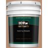 BEHR PREMIUM PLUS 5 gal. #QE-12 Dune Drift Semi-Gloss Enamel Exterior Paint & Primer