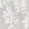 A-Street Prints Chimera Silver Flocked Leaf Strippable Roll (Covers 56.4 sq. ft.)