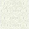 Seabrook Designs Palladium Metallic Ivory and Seafoam Medallion Paper Strippable Roll (Covers 56.05 sq. ft.)