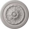 Ekena Millwork 15-3/4 in. x 1-7/8 in. Chester Urethane Ceiling Medallion (Fits Canopies upto 2-1/4 in.), Ultra Pure White