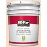 BEHR PREMIUM PLUS 5 gal. #220A-2 Friendship Hi-Gloss Enamel Interior/Exterior Paint & Primer