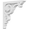 Ekena Millwork 1-7/8 in. x 16 in. x 16 in. PVC Hurley Corbel