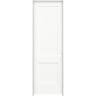 JELD-WEN 30 in. x 96 in. Monroe White Painted Left-Hand Smooth Solid Core Molded Composite MDF Single Prehung Interior Door