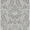 Brewster Home Fashions Windsor Grey Damask Strippable Non-Woven Paper Wallpaper