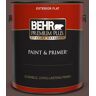 BEHR PREMIUM PLUS 1 gal. #MQ2-35 Cabin in the Woods Flat Exterior Paint & Primer