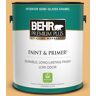 BEHR PREMIUM PLUS 1 gal. #BXC-61 Early Harvest Semi-Gloss Enamel Low Odor Interior Paint & Primer