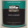 BEHR PREMIUM PLUS 1 qt. #BXC-19 Historical Ruins Semi-Gloss Enamel Exterior Paint & Primer