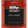 BEHR PREMIUM PLUS 1 gal. #T18-12 Spirit Warrior Flat Exterior Paint & Primer