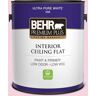 BEHR PREMIUM PLUS 1 gal. #100A-3 Scented Valentine Ceiling Flat Interior Paint