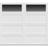 Clopay Bridgeport Steel Extended Panel 8 ft x 7 ft Insulated 6.3 R-Value  White Garage Door with Windows
