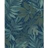 A-Street Prints Nocturnum Blue Leaf Paper Strippable Roll Wallpaper (Covers 56.4 sq. ft.)