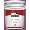 BEHR PREMIUM PLUS 5 gal. #M120-7 Raspberry Crush Flat Low Odor Interior Paint & Primer