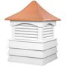 Good Directions Sherwood 26 in. x 37 in. Vinyl Cupola with Copper Roof