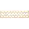 Ekena Millwork Hudson Fretwork 0.25 in. D x 47 in. W x 12 in. L Birch Wood Panel Moulding