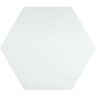 EMSER TILE Heksa White 7.87 in. x 9.25 in. Matte Porcelain Floor and Wall Tile (9.93 sq. ft./Case)