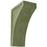 Ekena Millwork 3 in. x 8 in. x 5-1/2 in. Restoration Green Medium Lawson Wood Vintage Decor Corbel