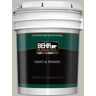 BEHR PREMIUM PLUS 5 gal. #N370-3 Light Year Semi-Gloss Enamel Exterior Paint & Primer