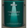 BEHR MARQUEE 1 gal. #N370-6 Gladiator Gray One-Coat Hide Semi-Gloss Enamel Interior Paint & Primer