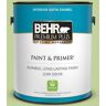 BEHR PREMIUM PLUS 1 gal. #P370-4 Cricket Field Satin Enamel Low Odor Interior Paint & Primer