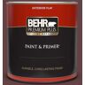 BEHR PREMIUM PLUS 1 qt. #T11-10 Wild Thing Flat Exterior Paint & Primer