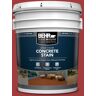 BEHR PREMIUM 5 gal. #PFC-03 Red Baron Solid Color Flat Interior/Exterior Concrete Stain