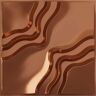 Ekena Millwork 19 5/8 in. x 19 5/8 in. Rogue EnduraWall Decorative 3D Wall Panel, Copper (Covers 2.67 Sq. Ft.)